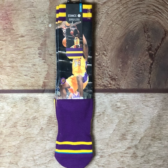 lakers stance socks